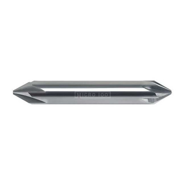 Micro 100 Countersink,AlTiN,60 deg. Angle,2-1/2" L CS-250-060X