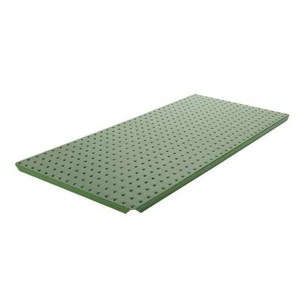 Alligatorboard Pegboard, 3in.Hx32in.W, Metal, Green, PK2 ALGSTRP3X32GRN