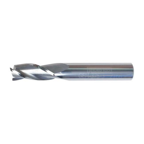 Micro 100 Carb End Mill, 1.00mm, 3FL, CC, Uncoated GEMM-010-3