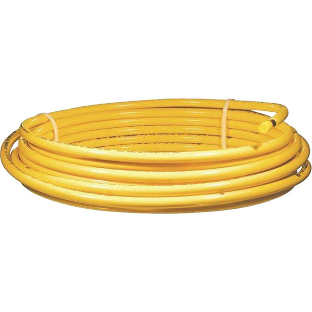 B&K 3/8 In. OD x 50 Ft. Yellow Plastic Coated ACR Copper Tubing DY06050