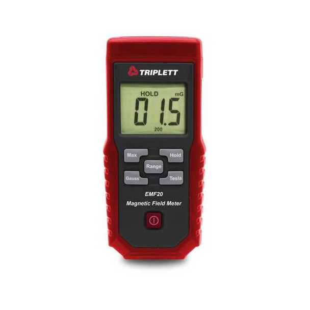 Triplett Magnetic Field Meter,Single Axis Sensor EMF20