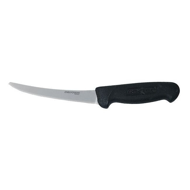 Dexter Russell Boning Knife,5 in Blade,Black Handle 27243