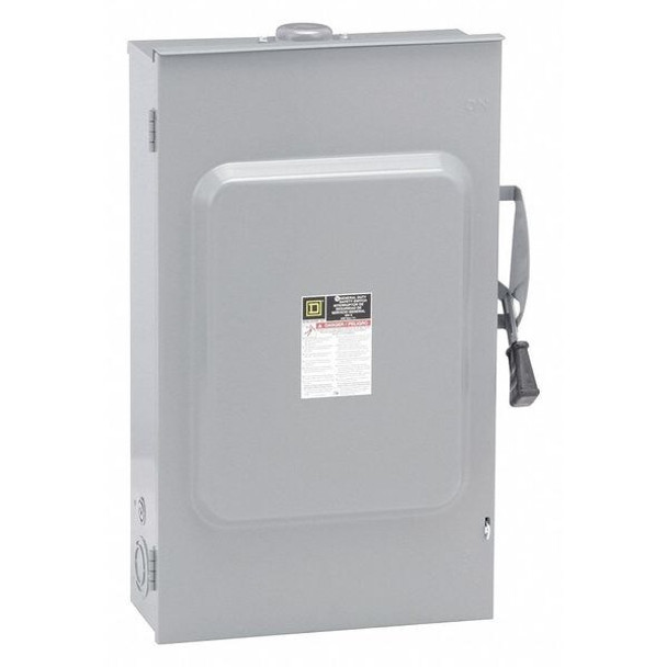 Square D Fusible, Safety Switch, General Duty, 240 V, 3PST D324NRB