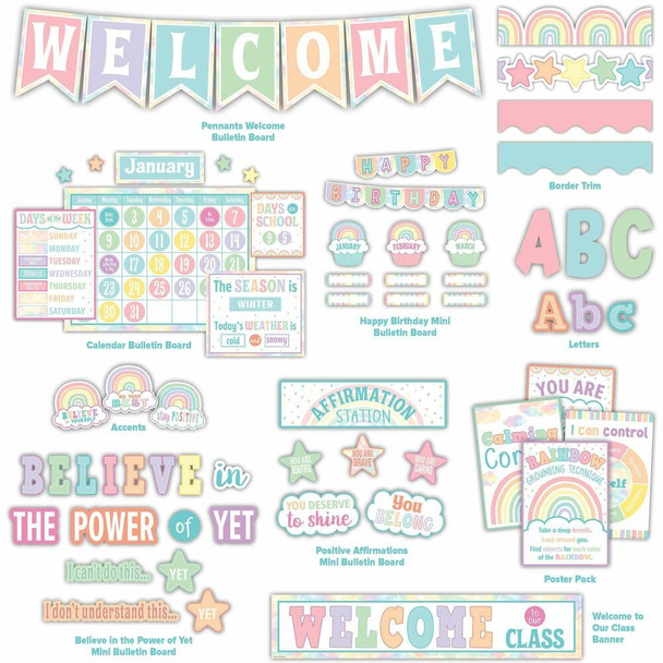 Teacher Created Resources Pastel Pop Decor Set - Multi - 1 Set