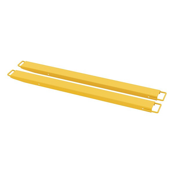 Vestil Fork Extension,Yellow,4,000 lb,5" W,PR FE-HS-5-72