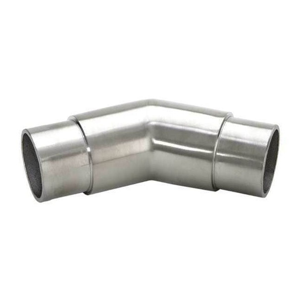 Lavi Industries Flush Elbow,SS,1-49/64" H,3" L 49-730/1H16