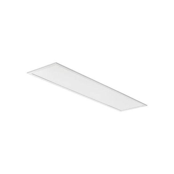 LED Flat Panel, 4 ft L, 1 ft W, 120 to 277V AC