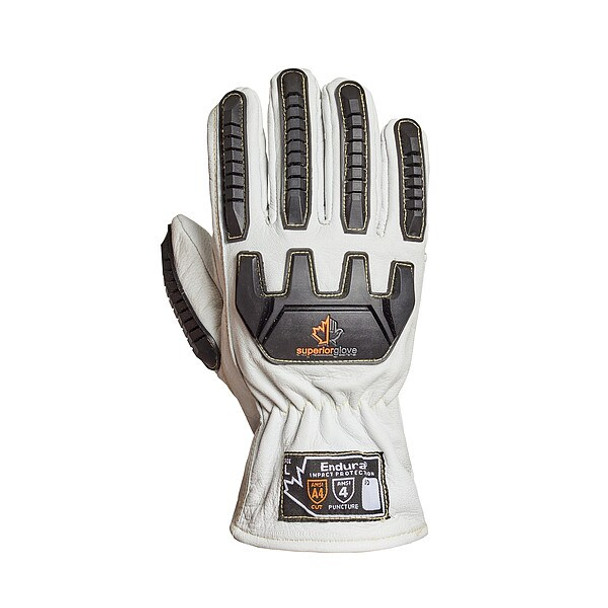 Endura Work Gloves,Drivers,S,Leather,PR 378GKGTVBE-S