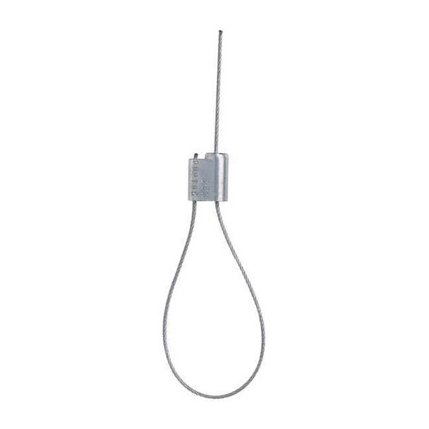 Brady Cable Seals, Steel, 12" W, Silver, 100 PK 95166