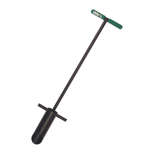 Bully Tools Bulb Planter,3" dia.,Steel T-Style 92302 Bully Tools Bulb Planter,3" dia.,Steel T-Style 92302