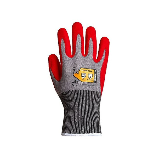 Work Gloves, Cut Level A4 ,Dipped ,Foam Nitrile ,Texture ,3XL 1 PR