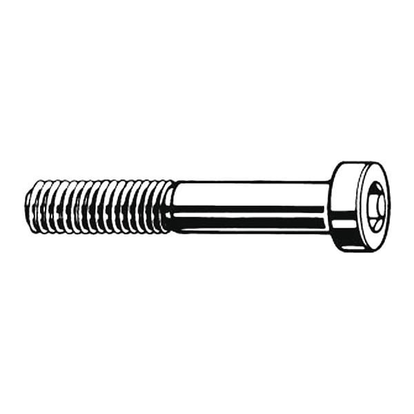 M12-1.75 Socket Head Cap Screw, Socket, Plain Steel, 30 mm Length, 50 PK