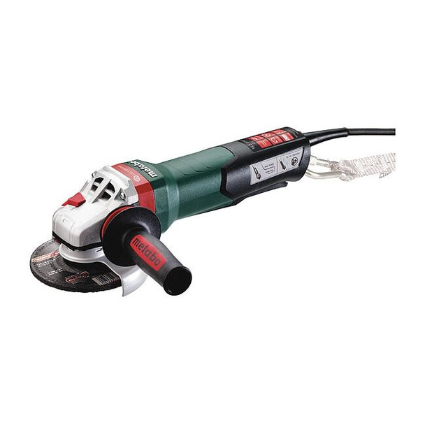 Metabo AngleGrinder,5inDia,11,000RPM,14.5A WEPBA 19-125 Q DS M-BRUSH