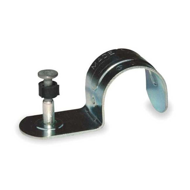 Ramset Conduit Strap w/Plated Pin,1/2 In.,PK100 12HSMP034