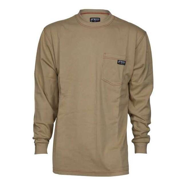 Mcr Safety Men's FR Long Sleeve Shirt, 10.6 cal/sq cm, XL LST1TXL