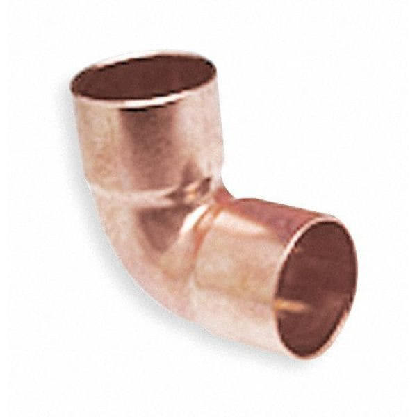 Nibco 1" x 1/2" NOM C Copper Reducing 90 Deg Close Rough Elbow 607R 1x1/2