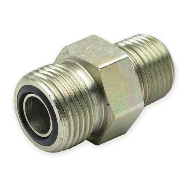 Parker Strt, Steel, Comp. 1/2 in, MNPTF 3/4 in 8-12 FLO-S