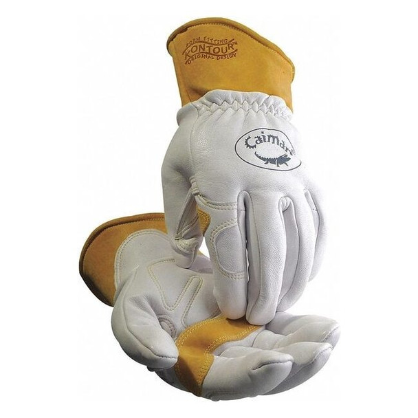 1871 Welding Gloves, Straight Cuff, Wing Thumb, Premium Goatskin, M, 1 PR