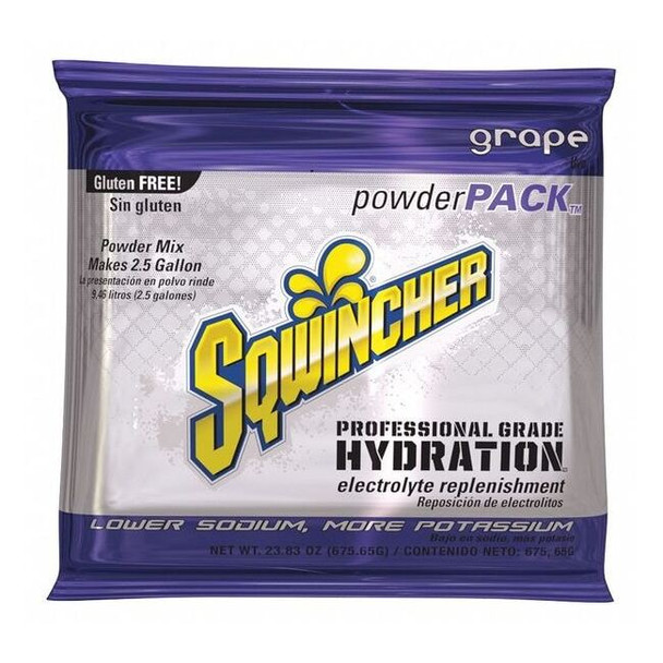 Sqwincher 2.5gal Grape Powder Concentrate 159016046