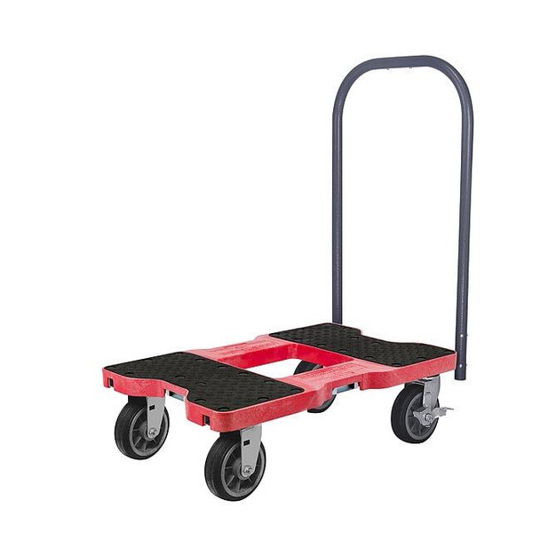 Snap-Loc Platfrm Truck,1500lb,32inLx20-1/2inW,Red SL1500P6R