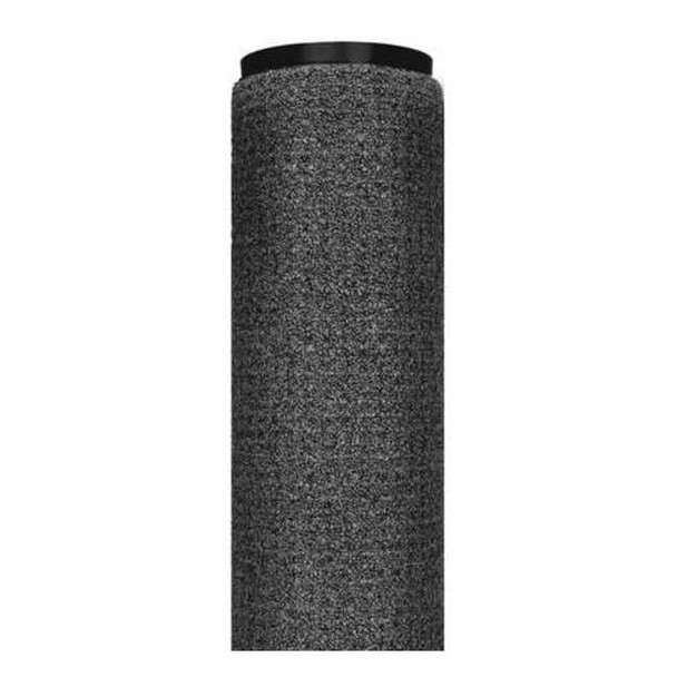 Entrance Mat, Polypropylene, 3/8 in Thick, Charcoal, 4 ft W x 8 ft L