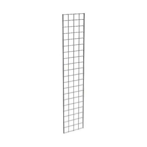 Econoco Wire Grid Panel 1 ft. x 5 ft., Chrome, 3PK P3GW15