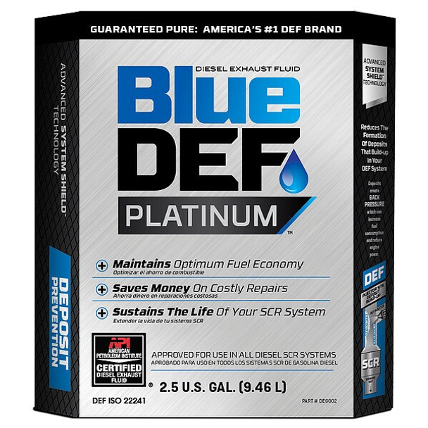 Peak Diesel Exhaust Fluid, Platinum, 2.5 gal, Box, API/ISO-22241-1 DEG002