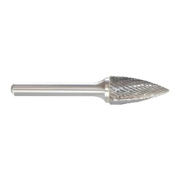 Manufacturer Varies Carbide Bur,Pointed Tree,5/8,1/4 Shank 310-002142