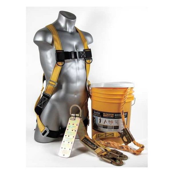 Guardian Roofer's Fall Protection Kit, Size: S-L 00805