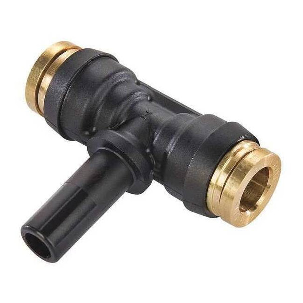 Parker Tee, Tube1/4", TubeStem1/4", Push-Fit1/4" 372PTCSP-4-4