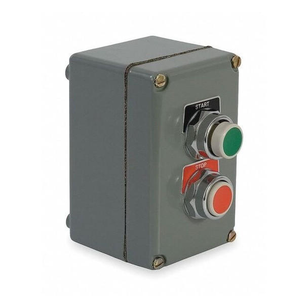 Schneider Electric ControlStation,Dead-End,2Buttons,Grn/Red 9001KYK27