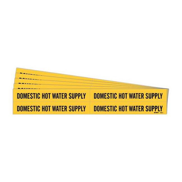 Brady Pipe Marker,PK5, 7089-4-PK 7089-4-PK
