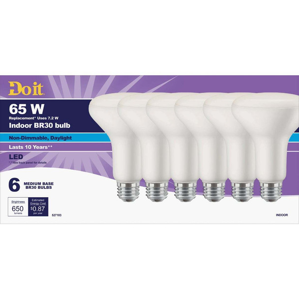 SIM Supply, Inc. 6pk 65w Dl T20 Led Bulb 362244