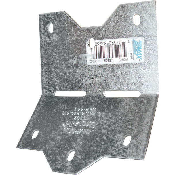 LS 3-3/8 in. 18-Gauge ZMAX Galvanized Adjustable L Angle LS30Z