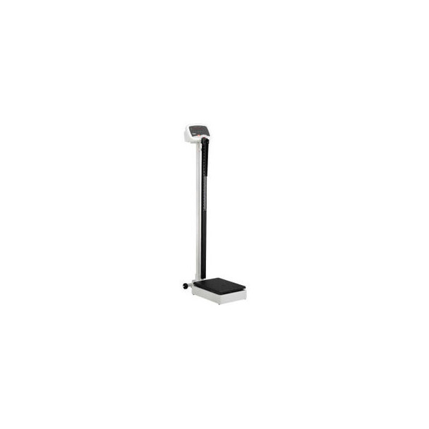 Global Industrial Digital Physician Scale w/ Height Rod 600 Lb Capacity 10-5/8""