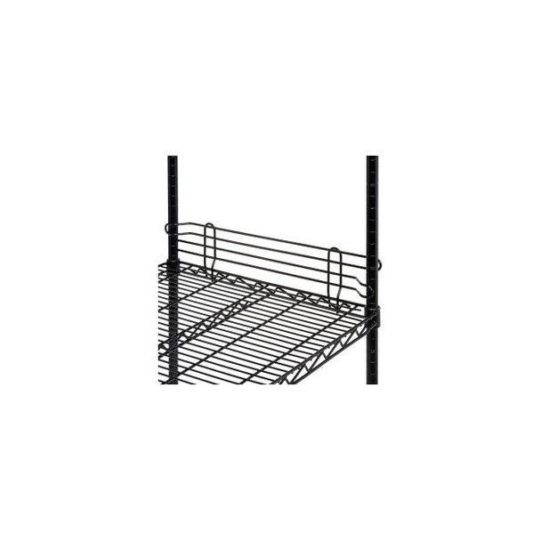 Nexel Black Epoxy Wire Ledge 18""W x 4""H