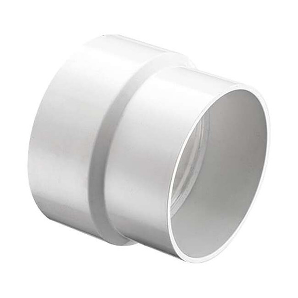 Manufacturer Varies PVC Adapter, Socket, 4 in Pipe Size P117-040