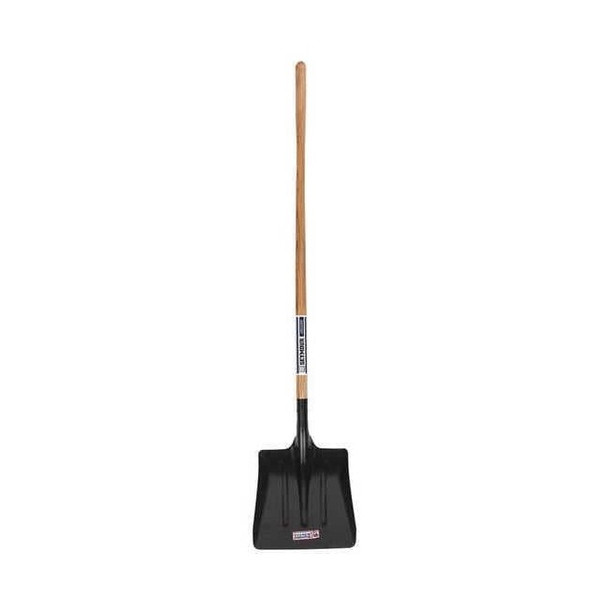 Seymour Midwest Scoop Shovel, Steel Blade, 54 in L Hard Wood Handle 49249