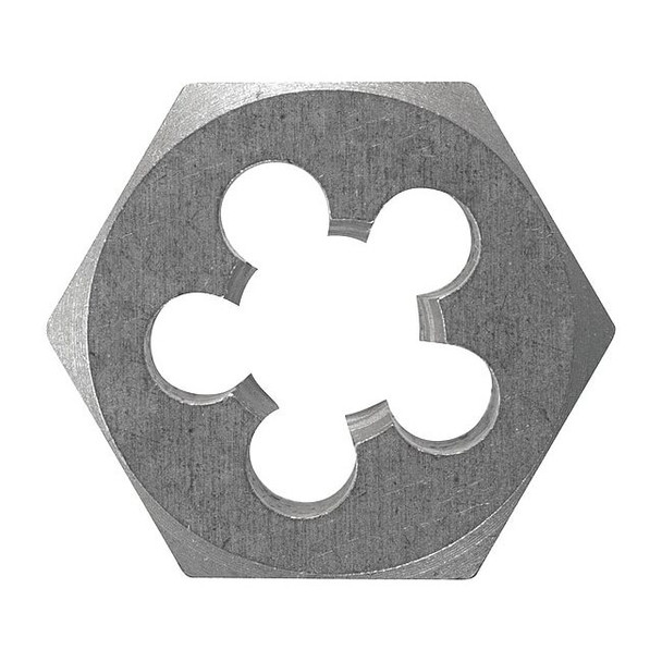 Vermont American Hexagon Die,Carbon Steel,RH,1/2-13,NC BHD12F13