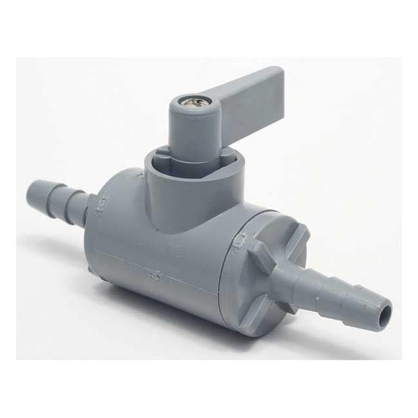 Manufacturer Varies 1/4" Barb PVC Ball Valve Inline 5743890