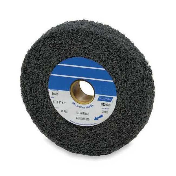 Norton Abrasives Convolute Wheel, Clean/Finish, 6x2x1, FN 66261058509