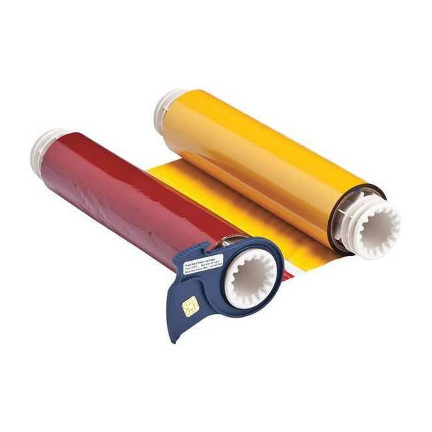 Brady Ribbon Cartridge, 8-3/4" W, 200 ft. L, Black/Blue/Red/Yellow 13530