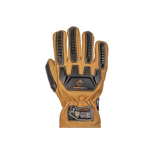 Superior Glove Driver,Goatskin,Impact-Resistant,2XL,PR 378GCXVB-2XL