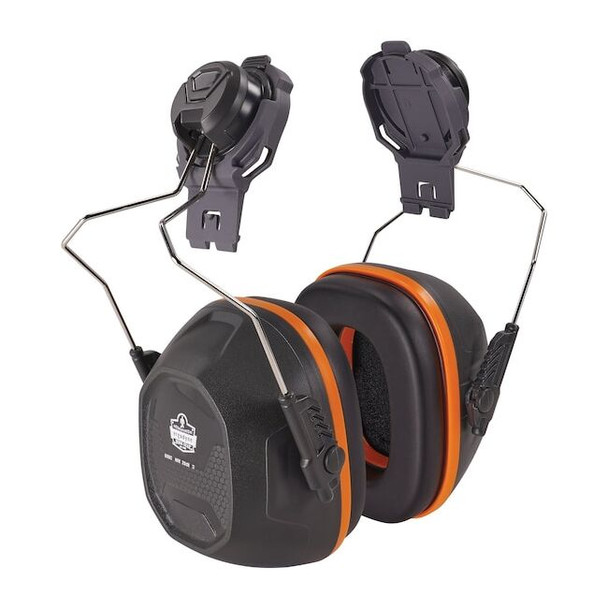 Ergodyne Full Brim Gray NRR 26db Mounted Earmuffs 8880