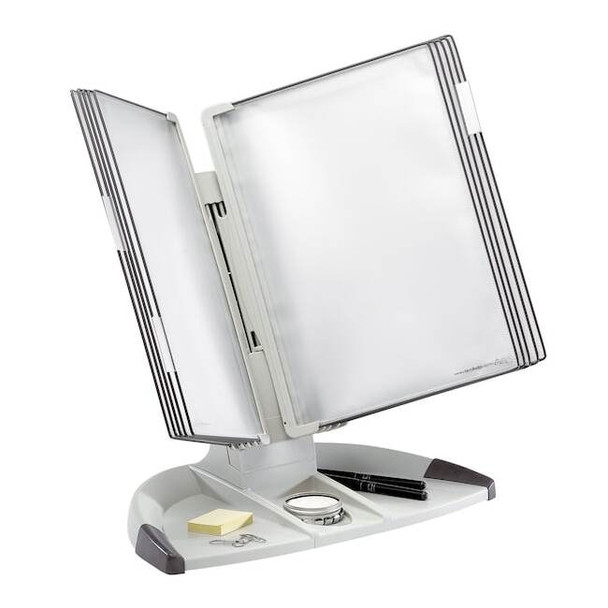 Tarifold Desk Stand Starter Set,10 Pockets,Gray TD271