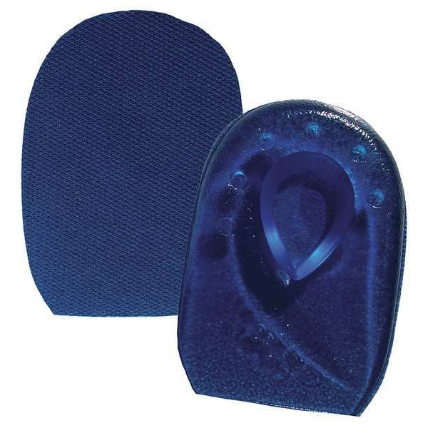 Heel Cup, Fabric Cover, Visco-Elastic Polymer, Blue, Men 5 to 7, Women7 to 9