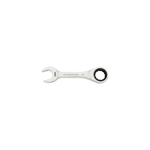 3/4" 90-Tooth 12 Point Stubby Combination Ratcheting Wrench 86857