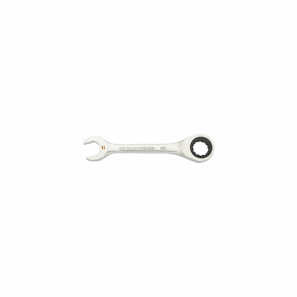 11mm 90-Tooth 12 Point Stubby Combination Ratcheting Wrench 86841