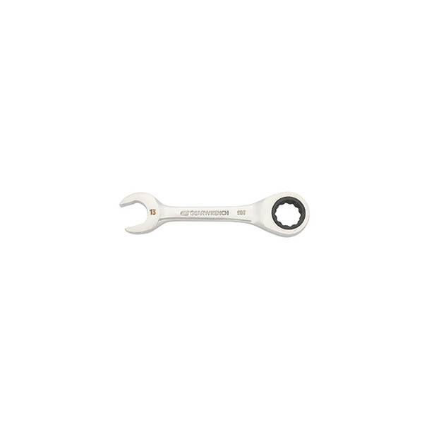 13mm 90-Tooth 12 Point Stubby Combination Ratcheting Wrench 86843