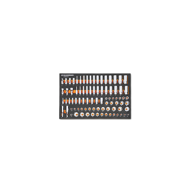 85 Piece 3/8” Drive Master SAE Socket Set in Foam Storage Tray GWMSSKT38SAE